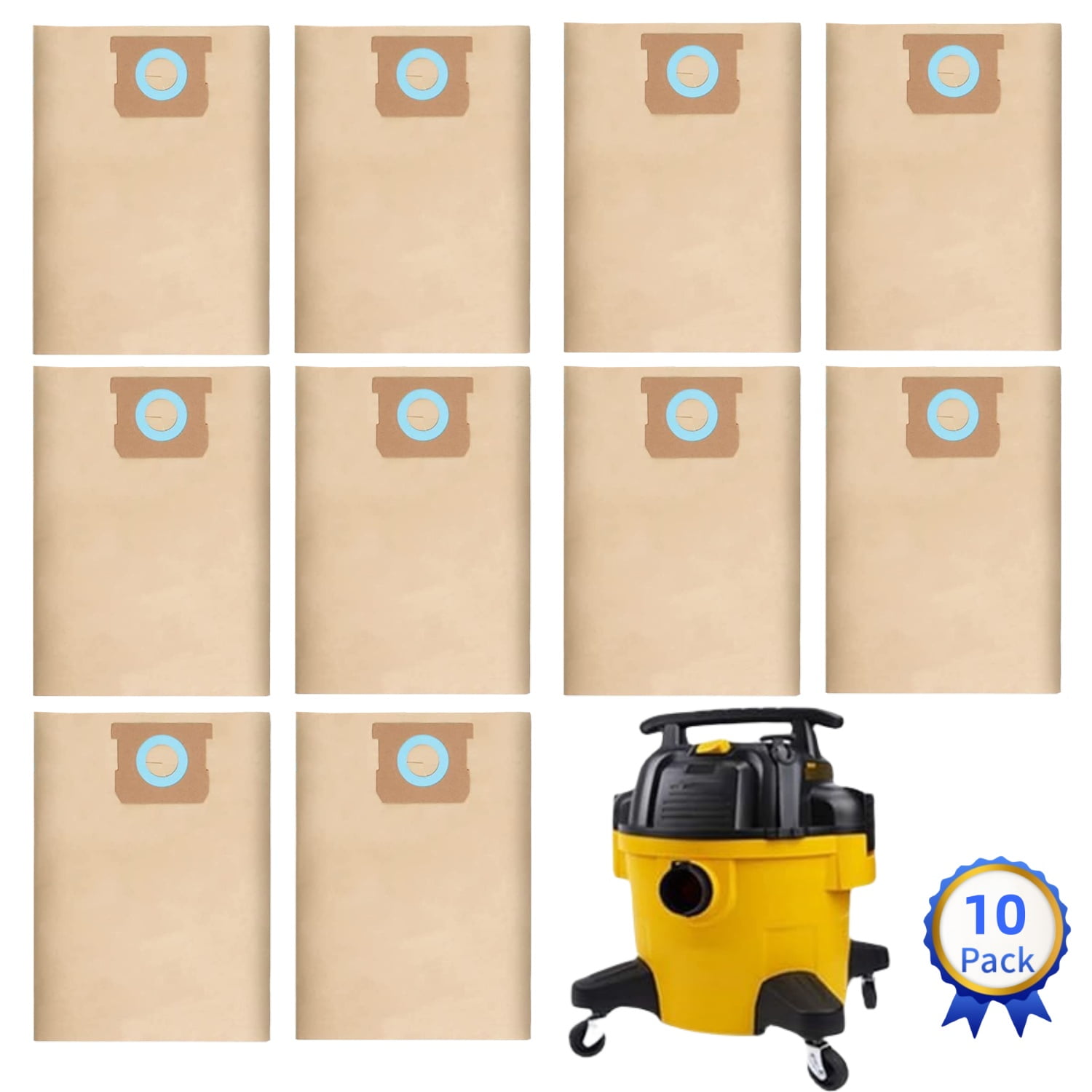5-8 gallon nat-droog vacuümfilterzakken vervanging voor