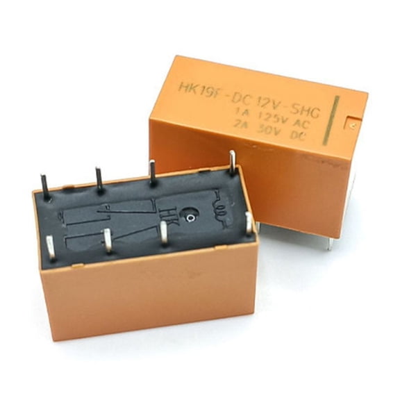 10 Pack Dc 12V 8 Pin Power Relay for Pcb for Hk19F Automatic Adjustment