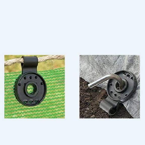10-Pack Detachable Plastic Shade Cloth Clips with Strong Hook for Sun Net, Garden & Agricultural Use 10Pcs plastic Outdoor Cropland