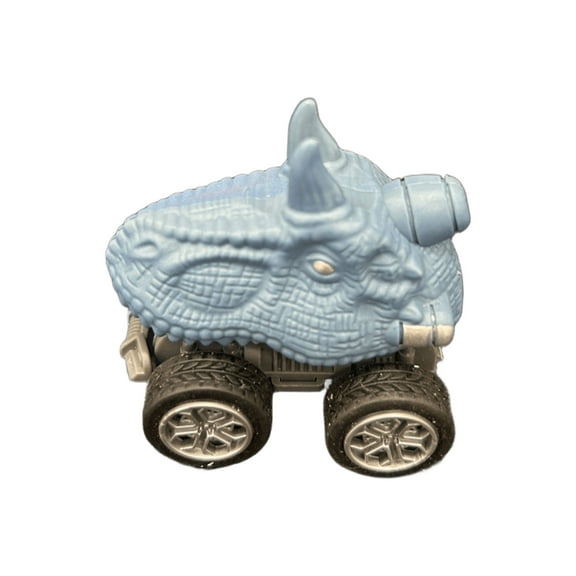 10 Pack Dino Truck, Pull Back Dinosaur Truck, Perfect for Racing, Playtime, Gifts, Party Favors, Everyday Fun, Pull It Back, Watch Them Zoom Forward to Delight Young Dino Enthusiasts, Bulk, Blue