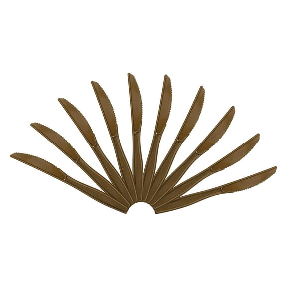 10-Pack Disposable 9" Thanksgiving Trays - Heavyweight Paper Party Plates for Banquets, Farmhouse Decor & Gift D