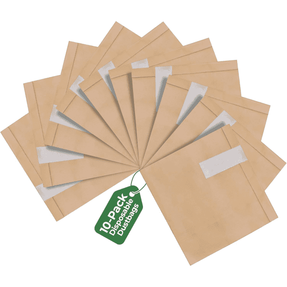 10-Pack Disposable Dustbags for Touchless VicTsing Vacuum Automatic Dustpan, Excellent Material & Super Toughness, Suitable for Hair Vacuum for Salons