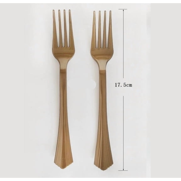 10 Pack Disposable Tableware Set - Spoons, Forks, Knives, Paper Plates, Cups & Straws for Birthday Parties and Celebrations