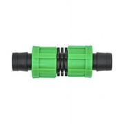 (10-Pack) Drip Irrigation Tubing Coupling - 1/2" Universal Perma Connector Barbed Locking Fitting - Fits All Brands 16-17mm Drip Tape AG Tubing (10, Coupling)