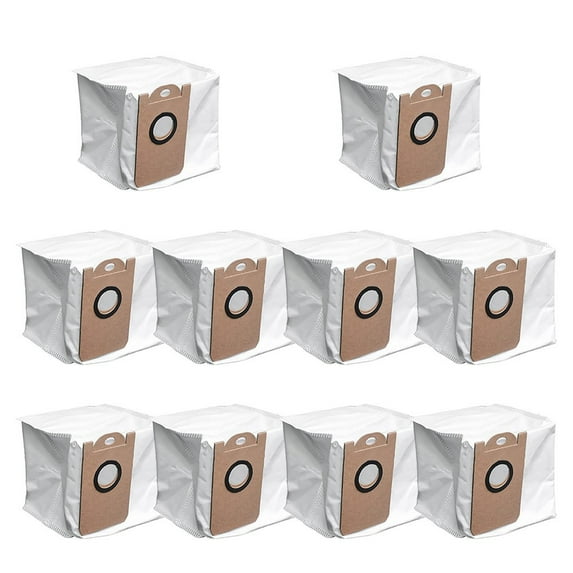 10 Pack Dust Bags for Robot Vacuum Cleaner Accessories Compatible with T10 Plus