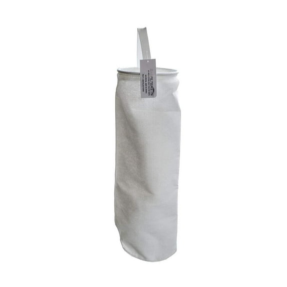 (10 Pack) DyGTyX #2 Size Polyester Felt 5 Micron Liquid Filter Bags, Stainless Steel Ring