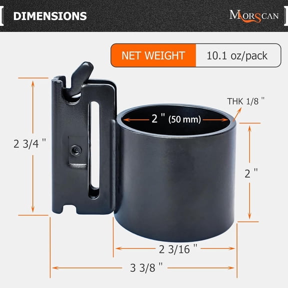 10-Pack E-Track Steel Tool Holders