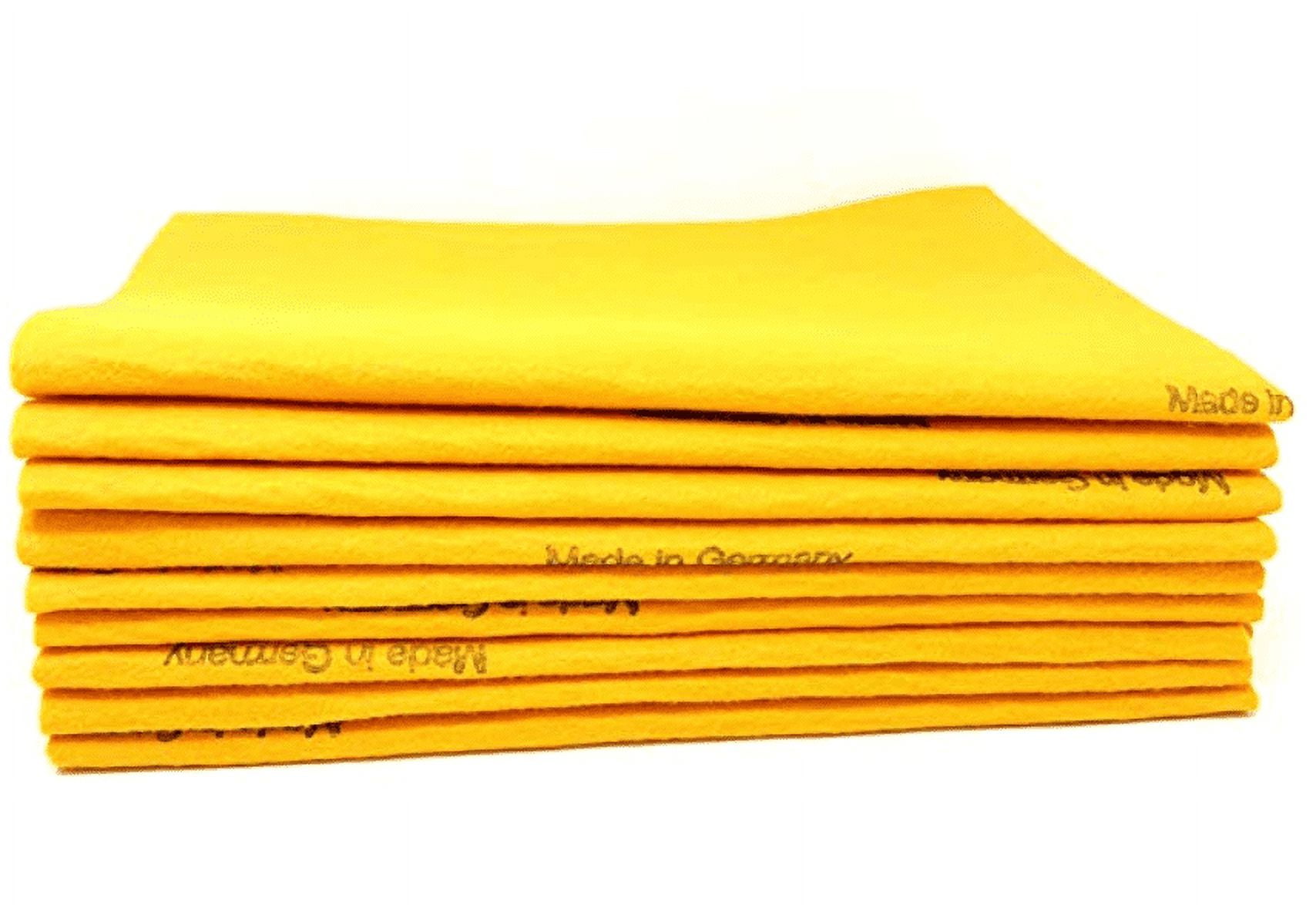 10 Pack EXTRA LARGE Original German Shammy Cloths Chamois Towels Super