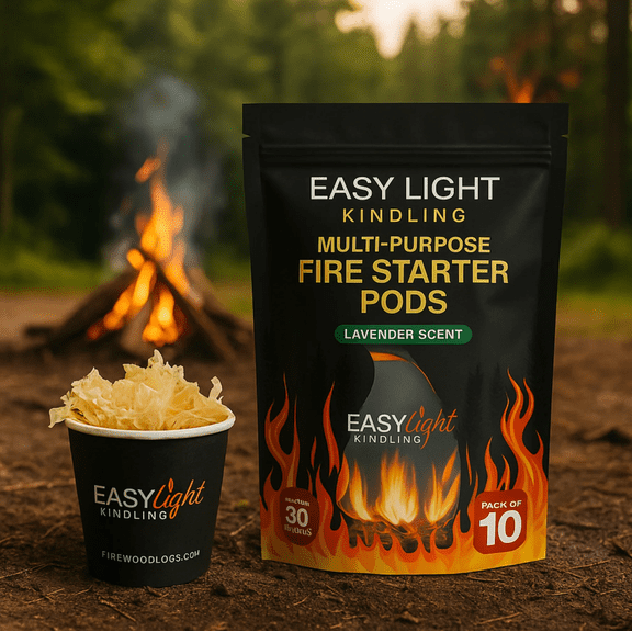 10 Pack Easy Light Kindling Firestarter