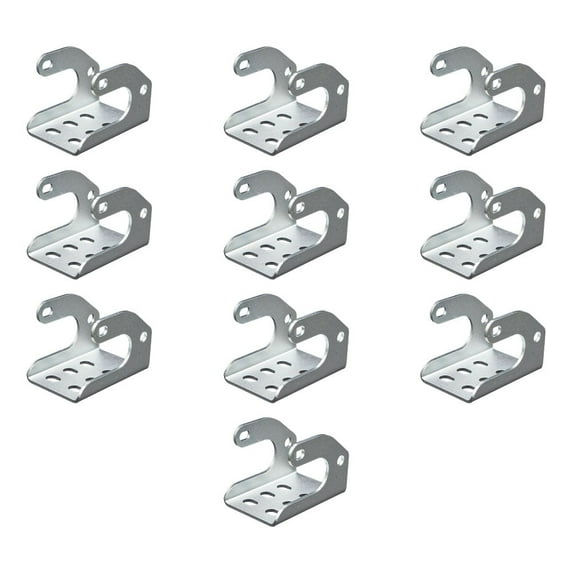 10 Pack Easy Off Tarp Stop Body Bracket for Roll Tarp System - 11/16" x 2-1/4" x 3-3/4" Secure Roll Tarp System with Bolt-On for Front & Rear Mounting