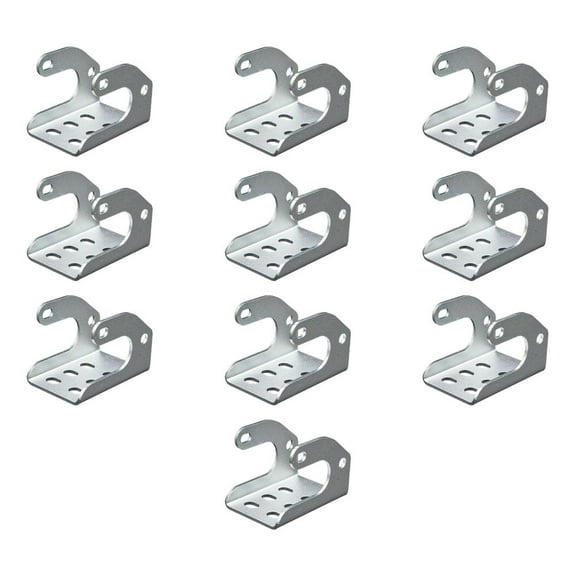10 Pack Easy Off Tarp Stop Body Bracket for Roll Tarp System - 11/16" x 2-1/4" x 3-3/4" Secure Roll Tarp System with Bolt-On for Front & Rear Mounting