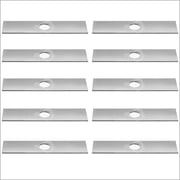10 Pack Edger Blade 8 x 1 Non-Heat Treated Compatible with Stihl, Echo, Maruyama and More Trimmers/Edgers / 40-139, 40-141, 375-201, 4133 713 4101 / 6477, 6477-10PK
