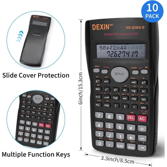 10 Pack Engineering Scientific Calculators