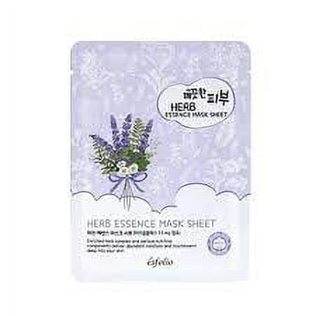 (10 Pack) Esfolio Pure Skin Herb Essence Korean Face Mask Sheet Soothing Moisturizing