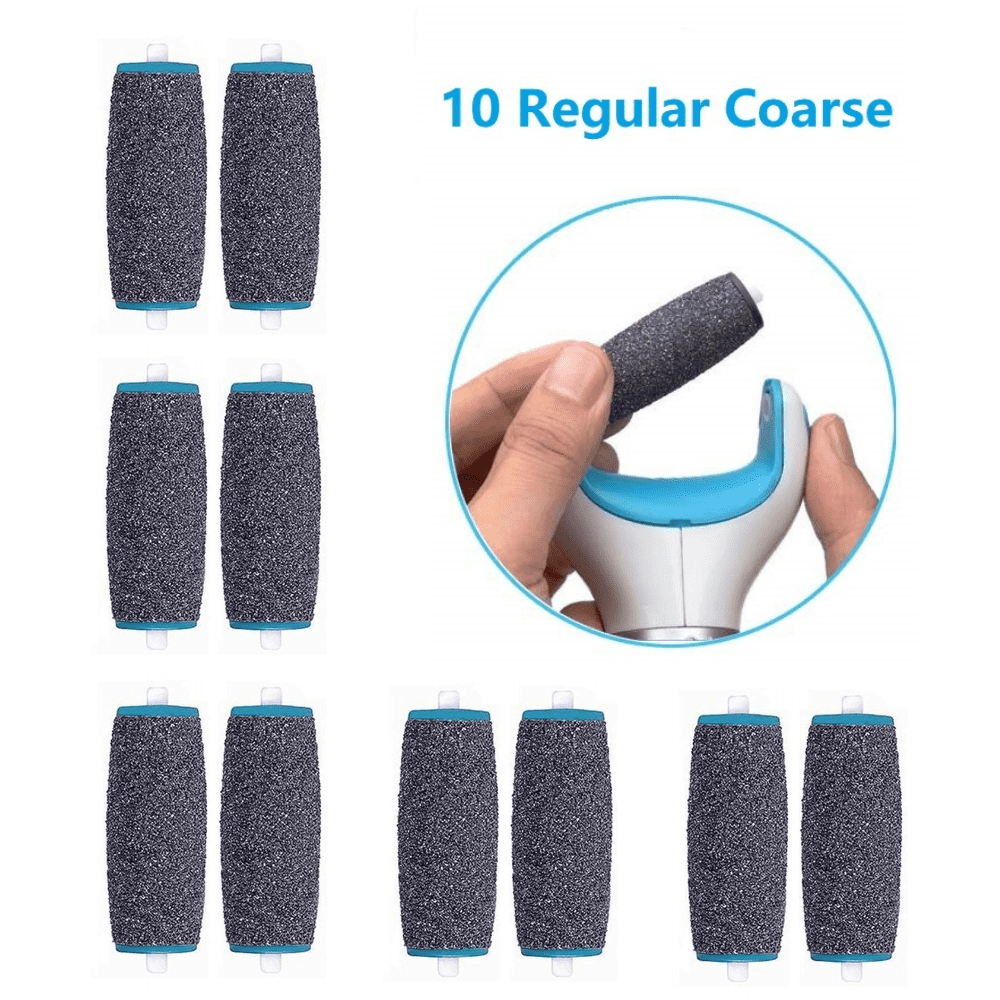 10 Pack Pedi Pedicure Callus Remover Extra Coarse Rollers For