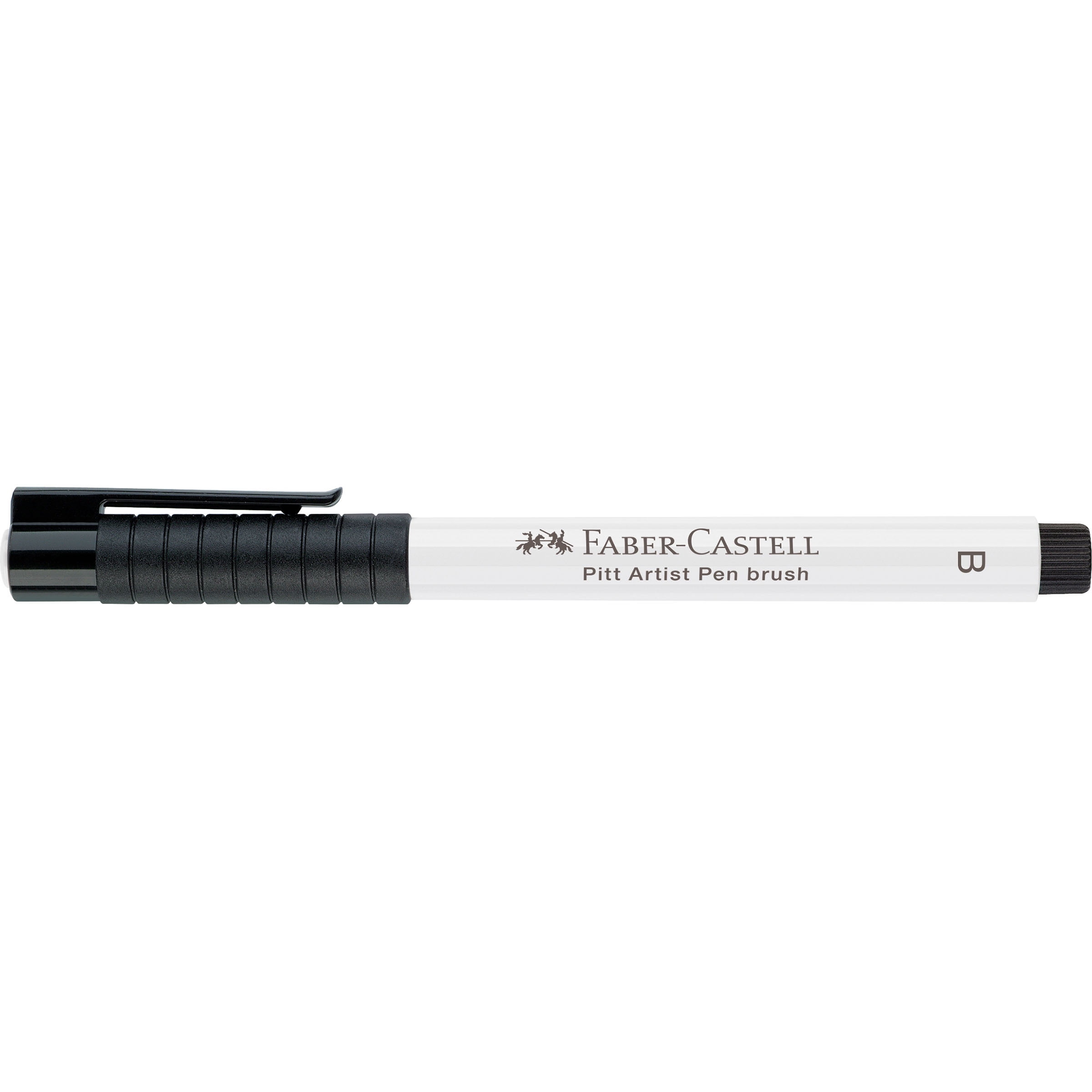 Faber-Castell PITT White Brush Artist Pen, 10 Pack