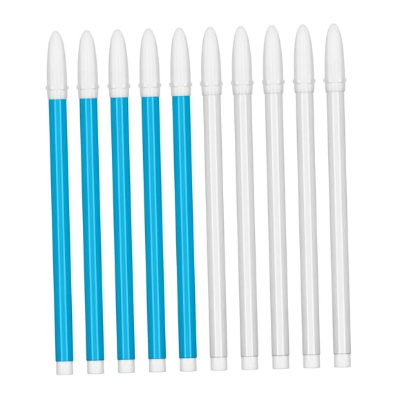 10 Pack Fabric Marking Pens Erasable Water Soluble Fine Tip Design for Sewing Quilting Embroidery Projects