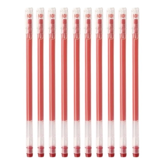 10 Pack Fast Drying Retractable Gel Pens, 0.5mm Fine Point Smooth Writing with Large Ink Capacity for School Office Supplies Writing, Note Taking
