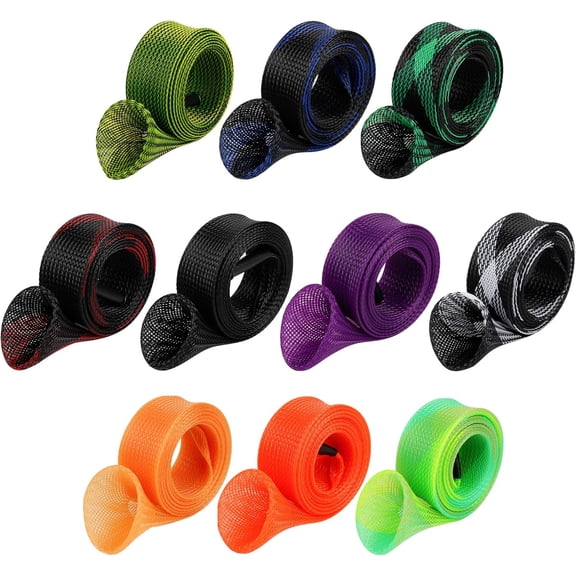 10 Pack Fishing Rod Protective Sleeve Rod Sock Covers