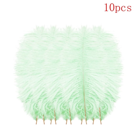 10-Pack Floating Plume Feathers, 20-25cm Multicolor Natural Feathers for Wedding Centerpieces, DIY Hair Accessories & Craft Decorations
