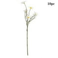 10 Pack Flowers Silk For Home Decoration For Wedding Decoration White