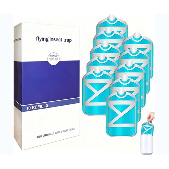 10 Pack Flying Trap Refills Compatible with Flying Insect Trap Indoor Light M364 M364A and and Max Fully Compatible Size