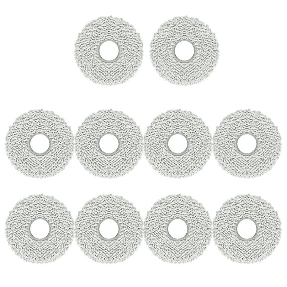 10 Pack For Deebot For X1 For Omni / For T10 Turbo Mop Kit Mopping With Washable Cleaning Mop Cloth Mingyiq Inc