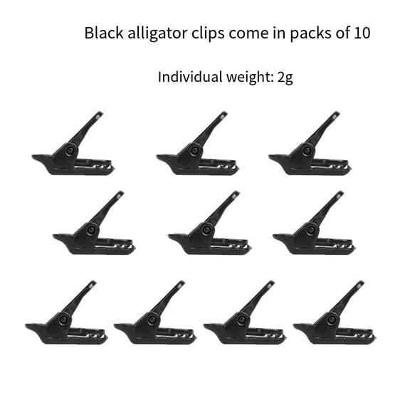10-Pack ForAlligator Clips - Tent Windproof Hooks with Fasteners