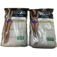 thumbnail image 1 of 10 Pack Fruit of the Loom SIgnature Brief Ultra Soft Cotton Blend Moisture Wicking Beige Panties, 8, 1 of 4