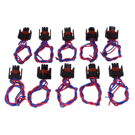 10 Pack Fuel Pressure Regulator Connector Wiring Harness Plug for for Ford F-250 Super Duty-