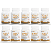 10 Pack Fungus Hack Pro, helps remove fungi and bacteria-60 Capsules x10