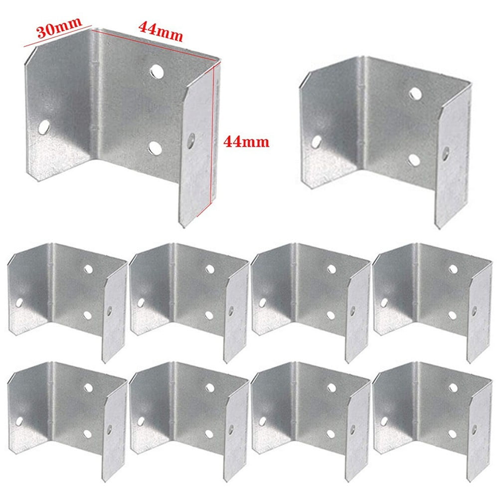 10 Pack Galvanized Fence Panel Clips 32mm-50mm for Secure Trellis ...