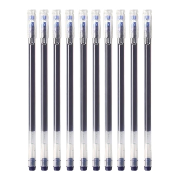 10 Pack Gel Pens Set – Fast Drying, Smooth Writing, Long-Lasting Ink, Comfortable Grip, Portable for Work & Home