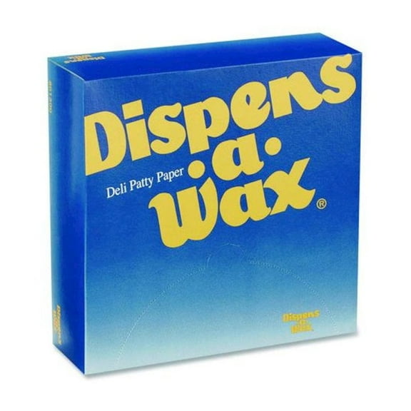 Dixie Dispens-A-Wax Waxed Deli Patty Paper, 6 x 6, 1,000/Box, 10 Boxes/Carton