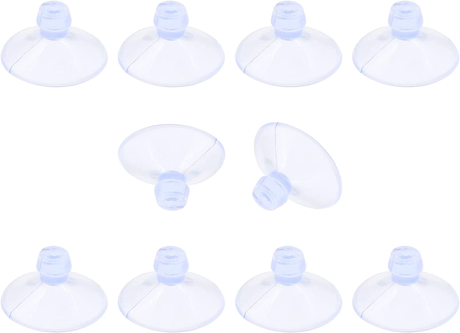 10 Pack Glass Table Suction Cups 18mm Rubber Suction Cup Hangers