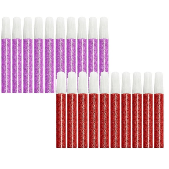 10 Pack Glitter Glue Pens DIY Rainbow Glue Stick Set for Arts & Crafts Projects,Slime Supplies,Scrapbooking,Cards,Multi Colored Glitter Glue Pens