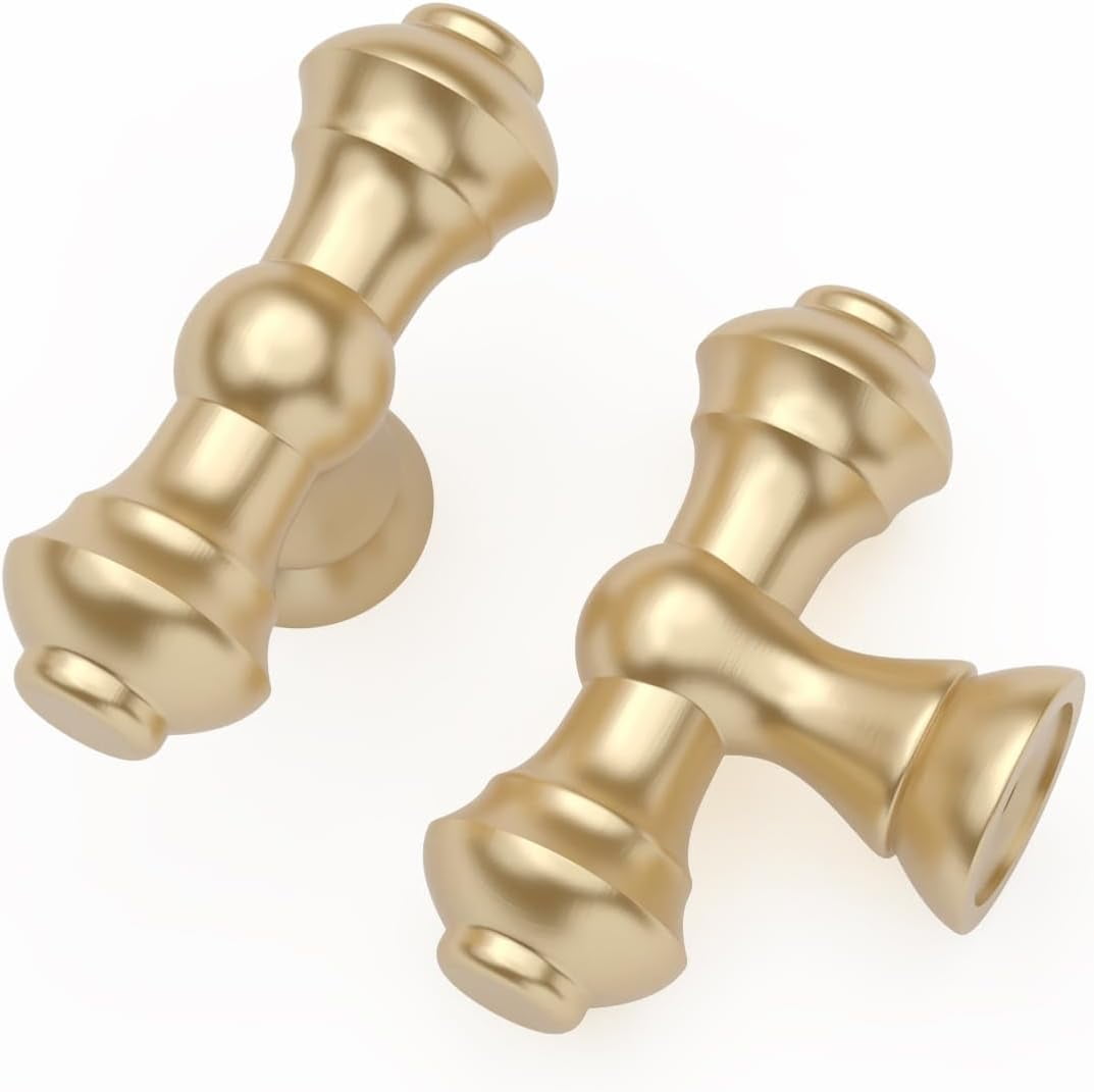 10 Pack Gold Kitchen Cabinet Knobs Dresser Knobs Cabinet Hardware Zinc ...