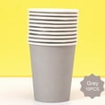 thumbnail image 1 of 10 Pack Gray chil-dren's DIY Colored Paper Cups – Thickened Disposable Eco Friendly Colored Cups for Kindergarten, 9 Ounce Party Cups for DIY & Holiday, Parfect for Back to sch00l, 1 of 4