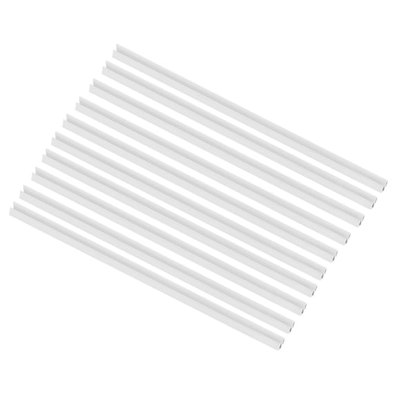10-Pack Greenhouse PVC Strengthening Strips for Plate Glass Sealing - 22.6 inch Length, Durable Garden Accessory for Plant Protection and Climate Control