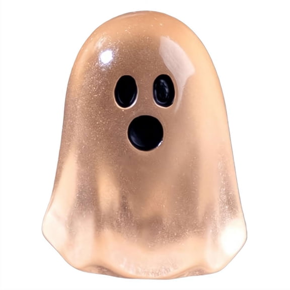 10 Pack Halloween Glow in The Dark Ghost Figurines - Mini Resin Spooky Decor for Outdoor,Party Landscape Displays