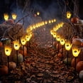thumbnail image 1 of 10 Pack Halloween Skeleton Hand Stake Lights, 11 X 8 Inch Spooky Halloween Decorations, Solar Powered Outdoor Waterproof Led Path Lights for Yard Garden Lawn Halloween Decor, 1 of 6