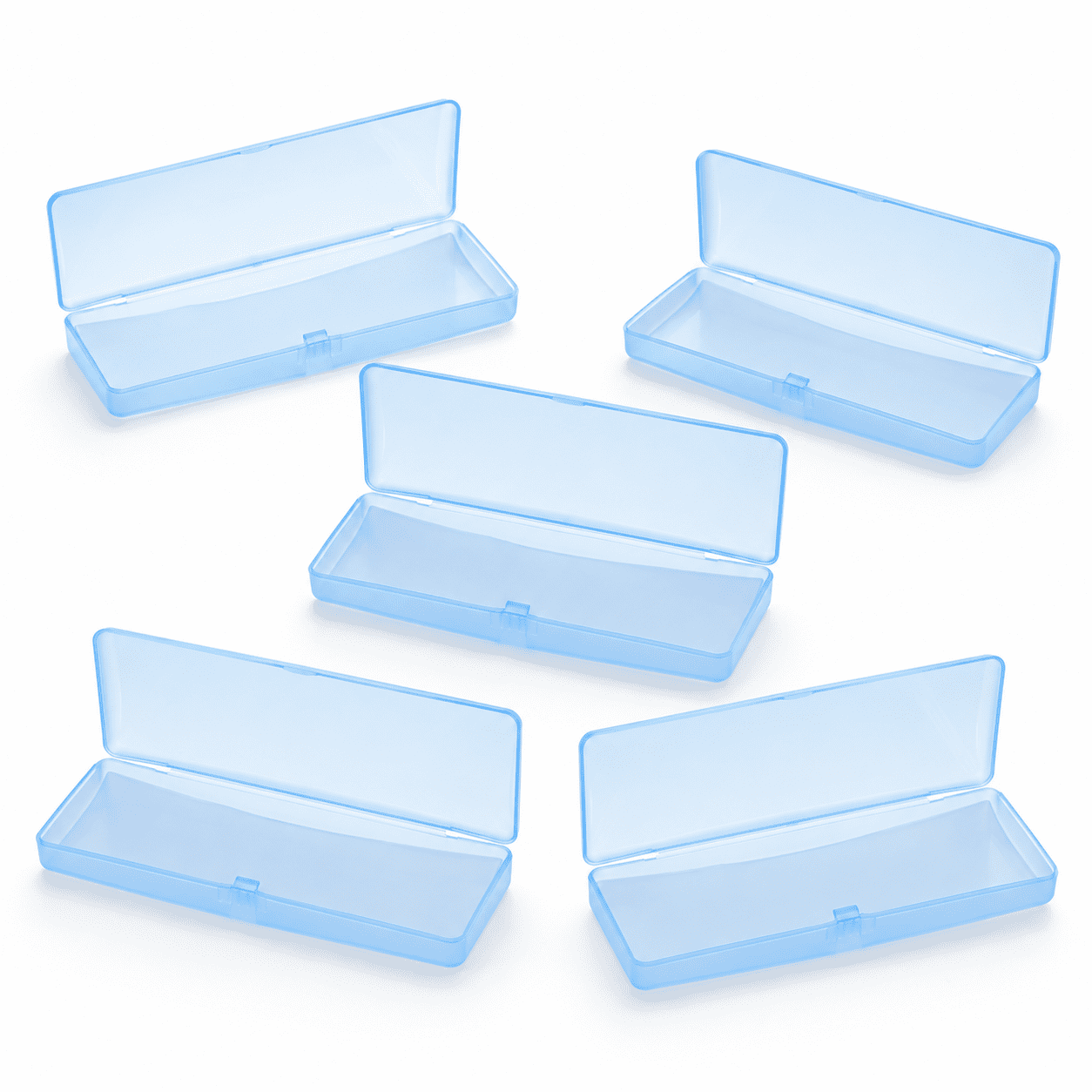 10 Pack Hard Shell Clear Eyeglass Case For Travel and Daily Use ...