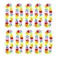 thumbnail image 1 of 10 Pack Hawaiian Leis Flower Chains Tropical Flower Chain Perfect Welcome to Your Beach, Pool and Co Photo Color Polyester cloth, 1 of 6