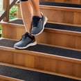 thumbnail image 1 of 10 pack Non-Slip Outdoor Stair Treads and Send Rollers- 6" x 30" Grip Tape Adhesive Strips -for Steps, Stairs and Heavy Duty Grip Tape - Black, 1 of 7