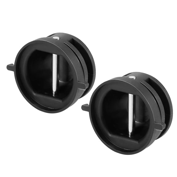 10-Pack Heavy Duty Nylon Surfboard Leash Plugs Cup for SUP Paddle Boards and Surfboards with Built-In Stainless Steel Pin Replacement Kit, Black (1.26 inches / 3.2 cm)
