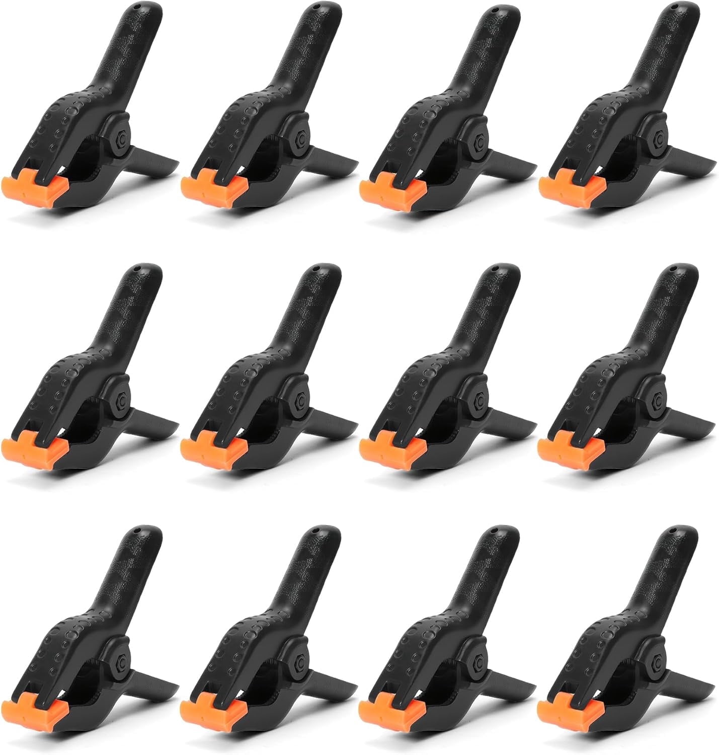 10-Pack Heavy Duty Spring Clamps, 3.5 Inch Plastic Rust-Proof Clamps ...