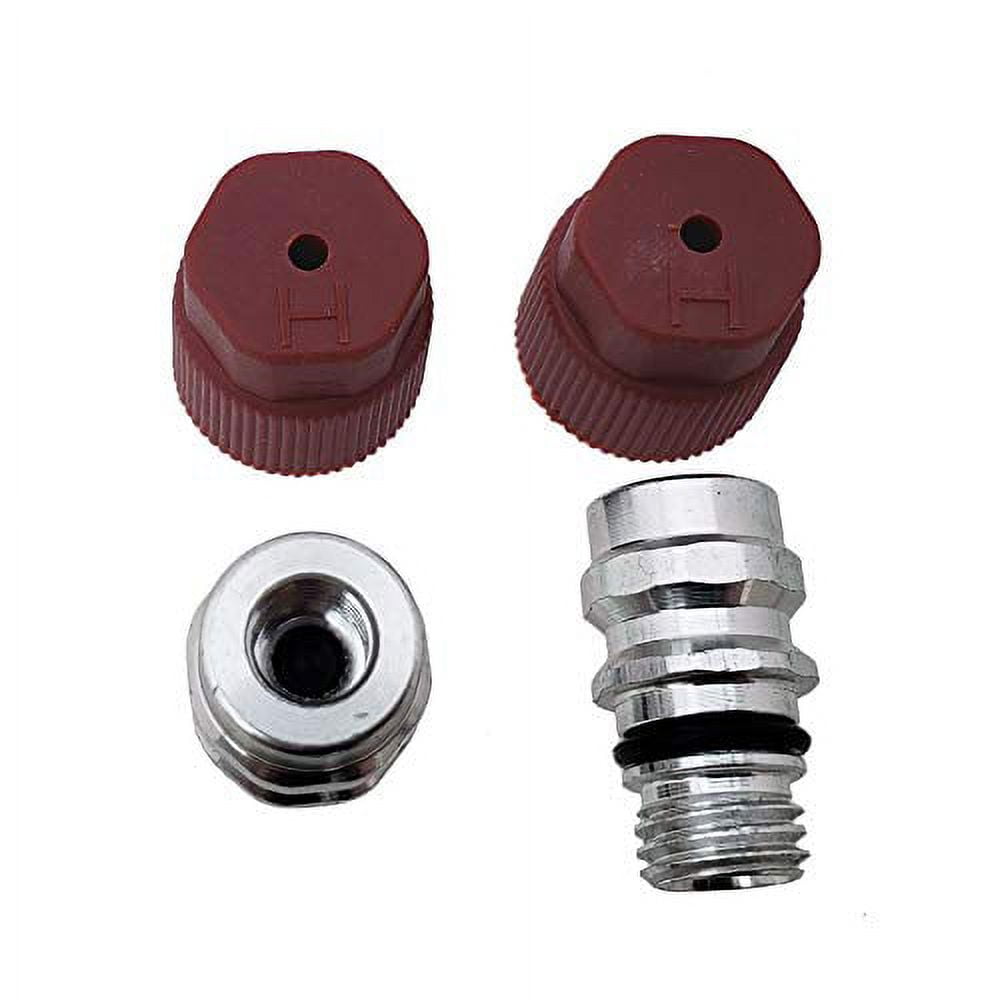 25 Pack) High Side A/C Charge Port, Service Valve Includes Caps 