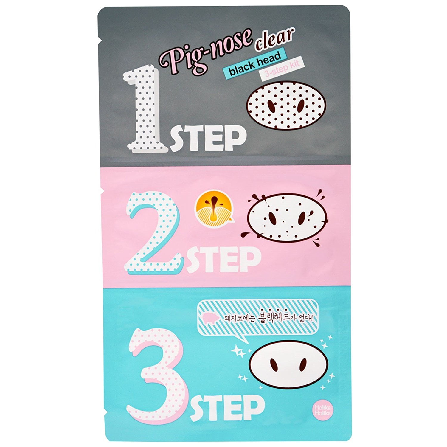 (10 Pack)Holika Holika Pig Nose Clear Black Head 3-step Kit / Korea Cosmetic