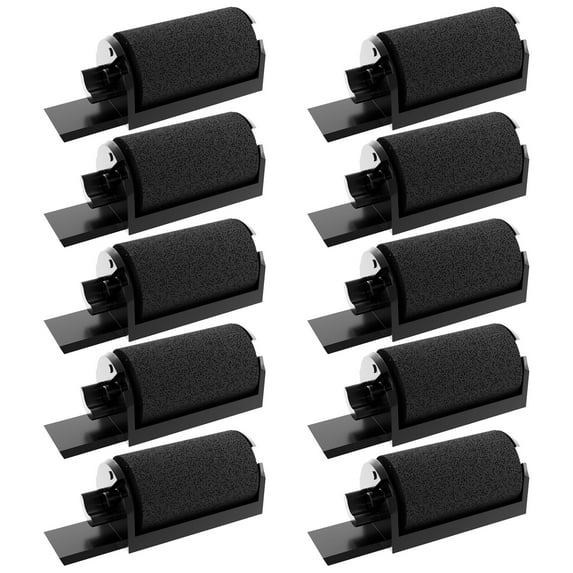 10 Pack IR-40 Compatible Calculator Printer Ribbon Ink Roller - Black, 10-Pack