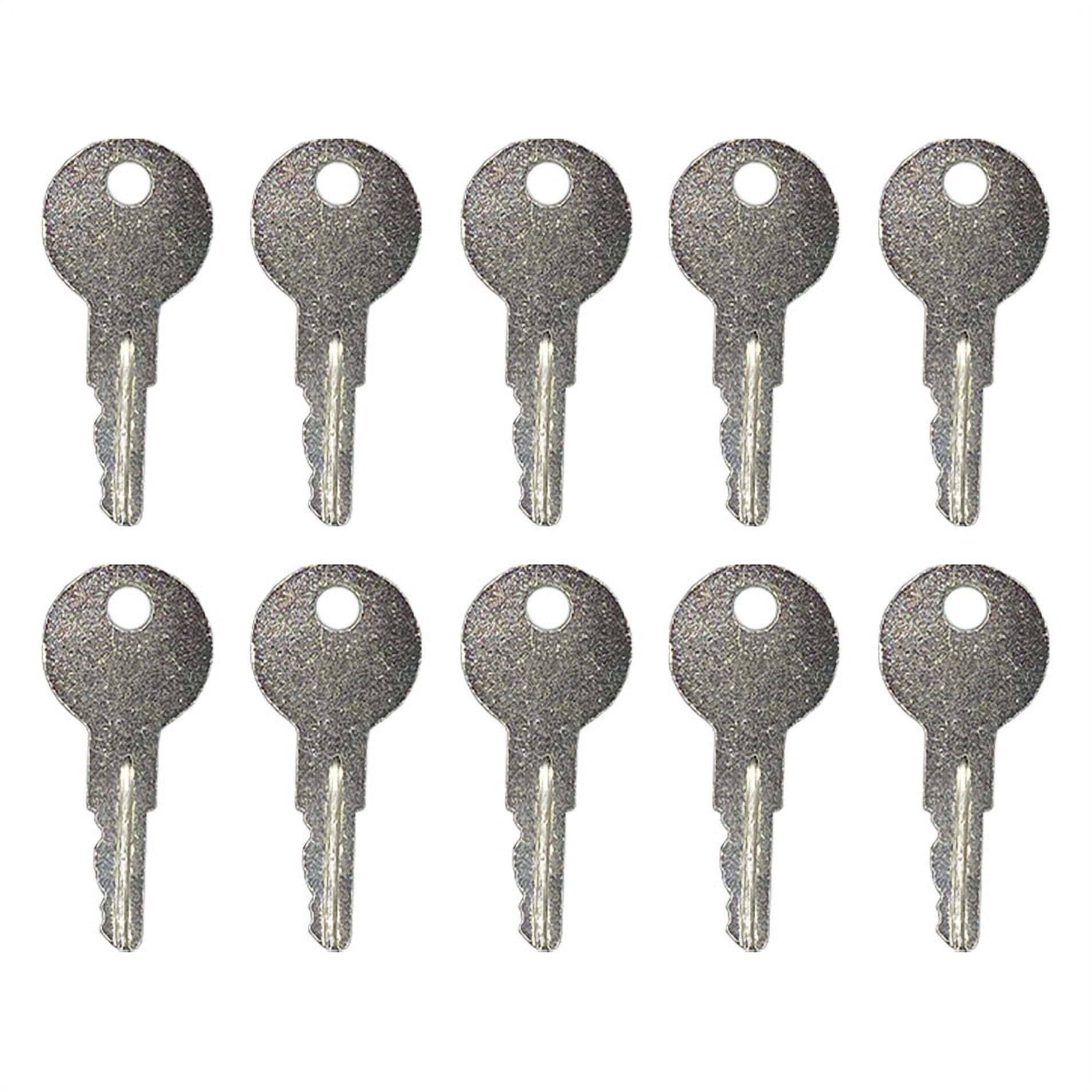 10 Pack Ignition Keys Replacement for Ford New Holland Skid Steer